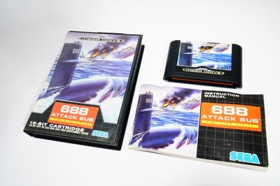 Gra 688 Attack Sub Sega Mega Drive