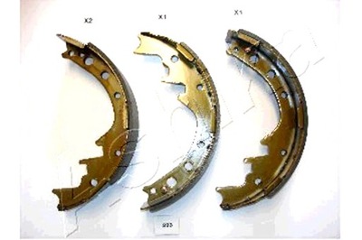 ASHIKA КОЛОДКИ ТОРМОЗНЫЕ КОМПЛЕКТ