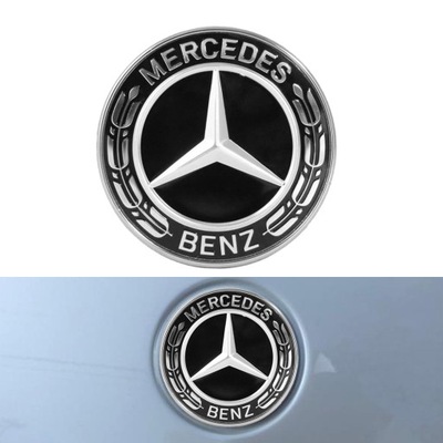 MERCEDES-BENZ EMBLEMA LOGOTIPO INSIGNIA AL PARTE TRASERA DE CAPO 56MM  