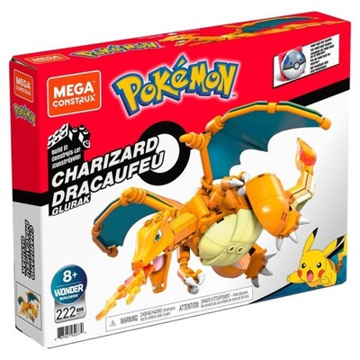 Pokemon klocki Mattel Mega Construx Charizard