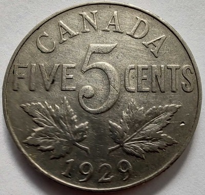 1220 - Kanada 5 centów, 1929