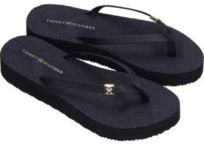 Tommy Hilfiger Japonki FW0FW06964 40 TH Monogram Flat Sandal