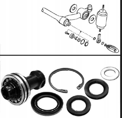 Набір ремонтний підвіска кабіни scania 4 r фото №1