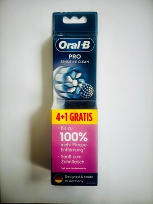 Główki wymienne szczoteczki Oral-B PRO Sensitive Clean 5 sztuk Nowe