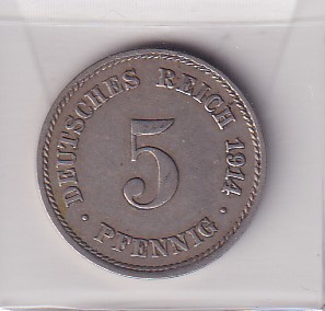 5 Pfennig 1914 F