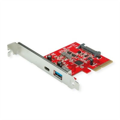 Adapter PCI-Express USB 2 porty 1x USB A 1x USB C