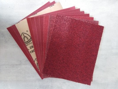 PAPIER ścierny arkusz KLINGSPOR GR. 60-240 10 szt.