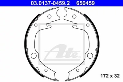 03.0137-0459.2 ZAPATAS DE TAMBOR HAM.TOYOTA AVENSIS 03-  