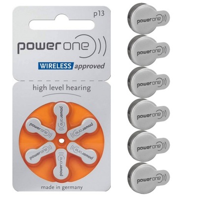 Baterie słuchowe 13 VARTA Power One x6