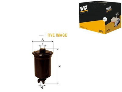 FILTRO COMBUSTIBLES WIX (FIL931) WIX  