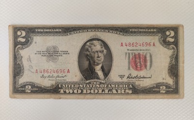 Dwa dolary USA 1953r. Seria A