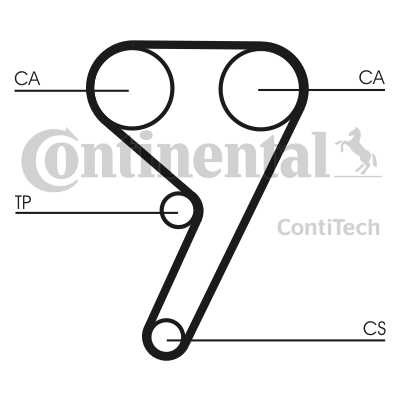 COMPUESTO ENGRANAJE DE DISTRIBUCIÓN CONTITECH CT881K3  