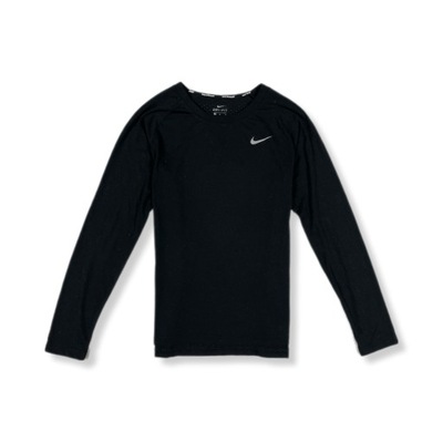 Nike Running Dri-Fit Longsleeve Czarny Logo M L