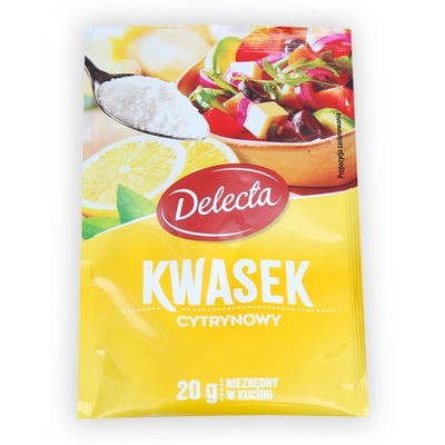 Kwas kwasek cytrynowy spożywczy Delecta - 20 g