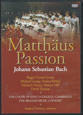BACH - matthaus passion [Emma KIRKBY] _DVD