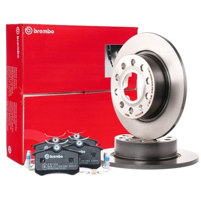 BREMBO Tarcze klocki tył SEAT LEON 1.6 TDI 105KM