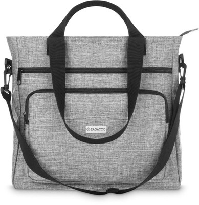 Dámska kabelka shopper priestranná šedá veľká taška cez rameno shopperka ZAGATTO