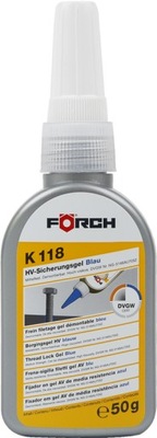 FORCH ГЕЛЬ DO GWINTÓW HV - ГОЛУБОЙ K118 50ML