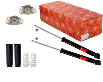 Trw 2x амортизатори + подушки безпеки + захист i відбійники vw passat golf octavia фото №1