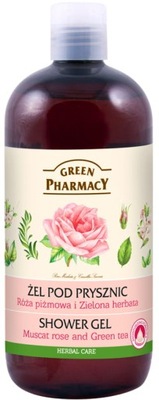 Róża Piżmowa i Zielona Herbata Żel pod Prysznic