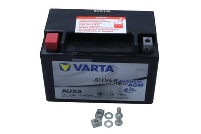 BATERÍA 12V 9AH/130A 151X87X106 SILVER DYNAMIC AUX AGM  