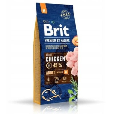 BRIT Premium By Nature Karma ADULT M MEDIUM 15kg