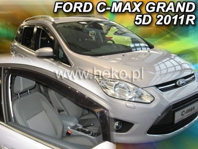 DEFLECTORES HEKO FORD C-MAX / GRAND 2011-... PARTE DELANTERA  