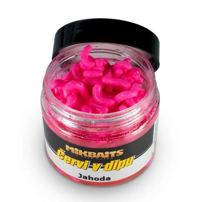 Mikbaits Robaki w dipie 50ml Smak: Truskawka