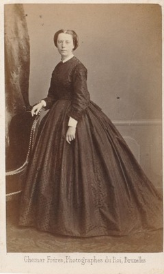 Portret kobiety - Bruksela - ok. 1865