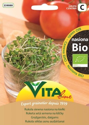 NASIONA RUKOLI SIEWNEJ BIO NA KIEŁKI 15g VITA LINE (62907CIN0DS)