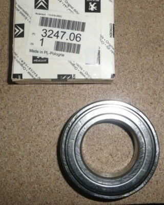 Підшипник опори піввісь citroen peugeot 35x62x16mm фото №1