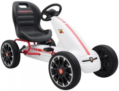 GOKART NA PEDAŁY HECHT ABARTH WHITE