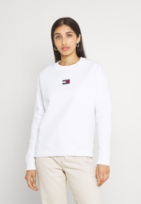 Bluza biała z logo Tommy Jeans XXS