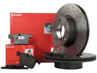 BREMBO XTRA TARCZE+KLOCKI FRONT BMW 1 F20 F21 312M  