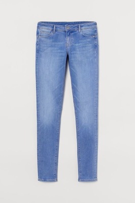 Spodnie Jegginsy Push up Low Jeans H&M r.38/M