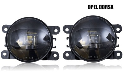 OPEL CORSA 2006+ FAROS FAROS ANTINIEBLA PARTE DELANTERA DIODO LUMINOSO LED JUEGO 09270157  