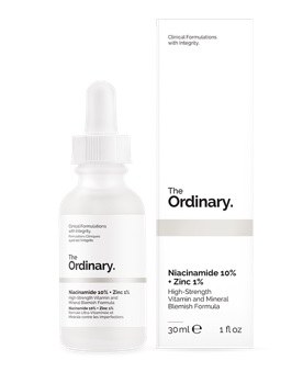 The Ordinary Niacinamide 10% + Zinc 1% mastná pleť