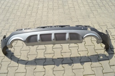 Накладка спойлер бампера задняя kia sportage iv фото №1