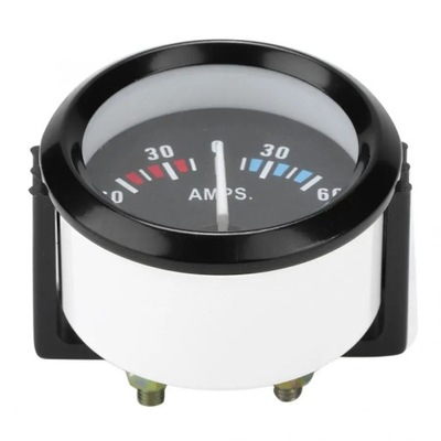 12V AMP Amperemeter Car Ammeter Gauge 52mm/2in Universal Voltmeter f~80021