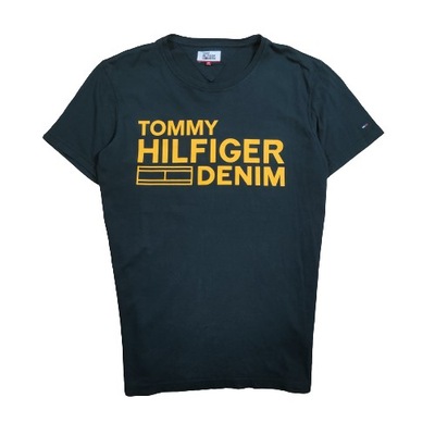 HILFIGER DENIM Koszulka Męska T-Shirt Logowana r.M