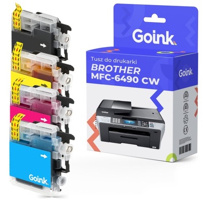 4x Tusz do Brother MFC-6490 CW CMYK LC1100