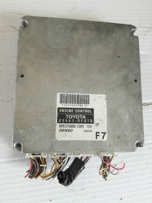 Toyota verso ii блок управления двигателя 89661-0f070 фото №1