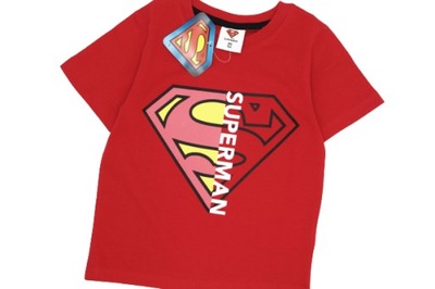 Superman 8lat t-shirt, czerwony 128
