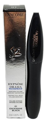 LANCOME HYPNOSE DRAMA WATERPROOF 01 EXCESSIVE BLACK 6 ML