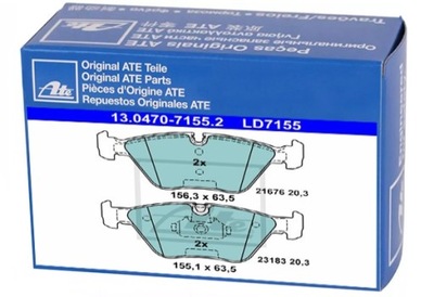 Тормозные колодки тормозные ate do mg zt 190 260 фото №1