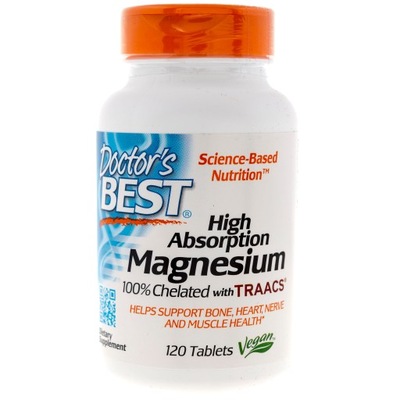 Doctor`s Best Chelat magnez 120 tabletek