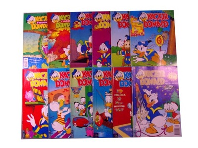 KACZOR DONALD zestaw 12 komiksów z 1997 r. 2/3