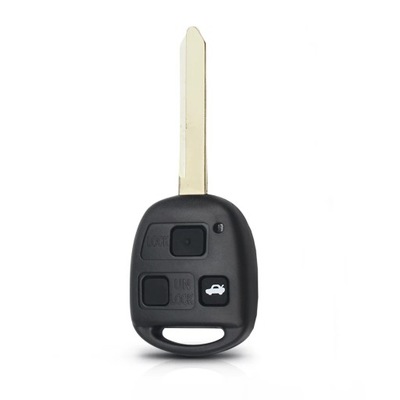 WITH RUBBER PAD REMOTE CAR KEY SHELL CASE PARA TOYOTA YARIS CARINA CO~57825  