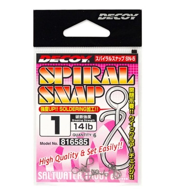 Decoy SN-5 Spiral Snap #1 6szt