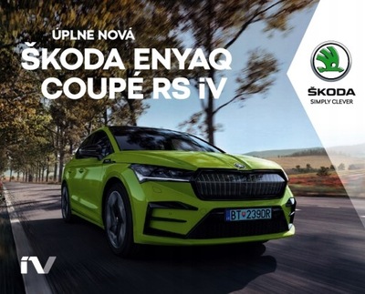 Skoda Enyaq Coupe RS iV prospekt model 2023 rzadki